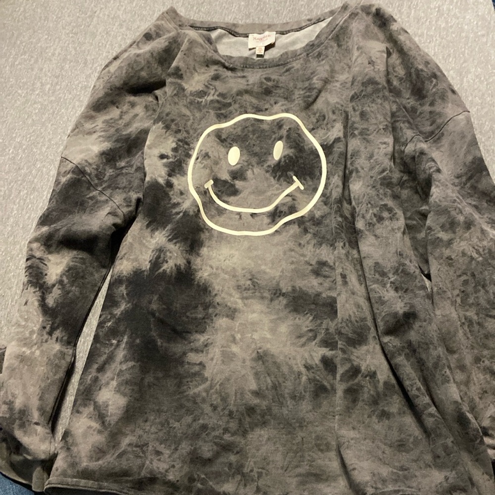 Hayden Los Angeles long sleeve black and grey shirt like new